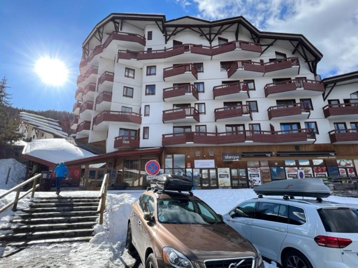 Appartement La Tania 2 Pieces Garage Dans Chalet Pied Pistes Eksteriør billede